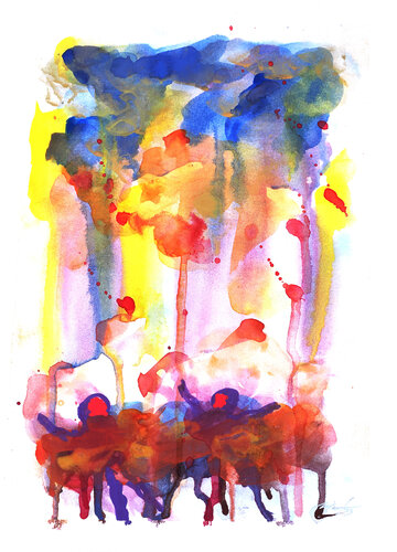 Estudio No.7 by Ian Mont, Work on Paper for Sale on Singulart