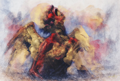 El oro prometido No.1 by Ian Mont, Work on Paper for Sale on Singulart
