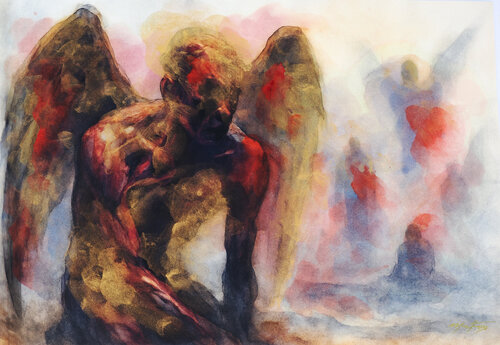 El oro prometido No.2 by Ian Mont, Work on Paper for Sale on Singulart