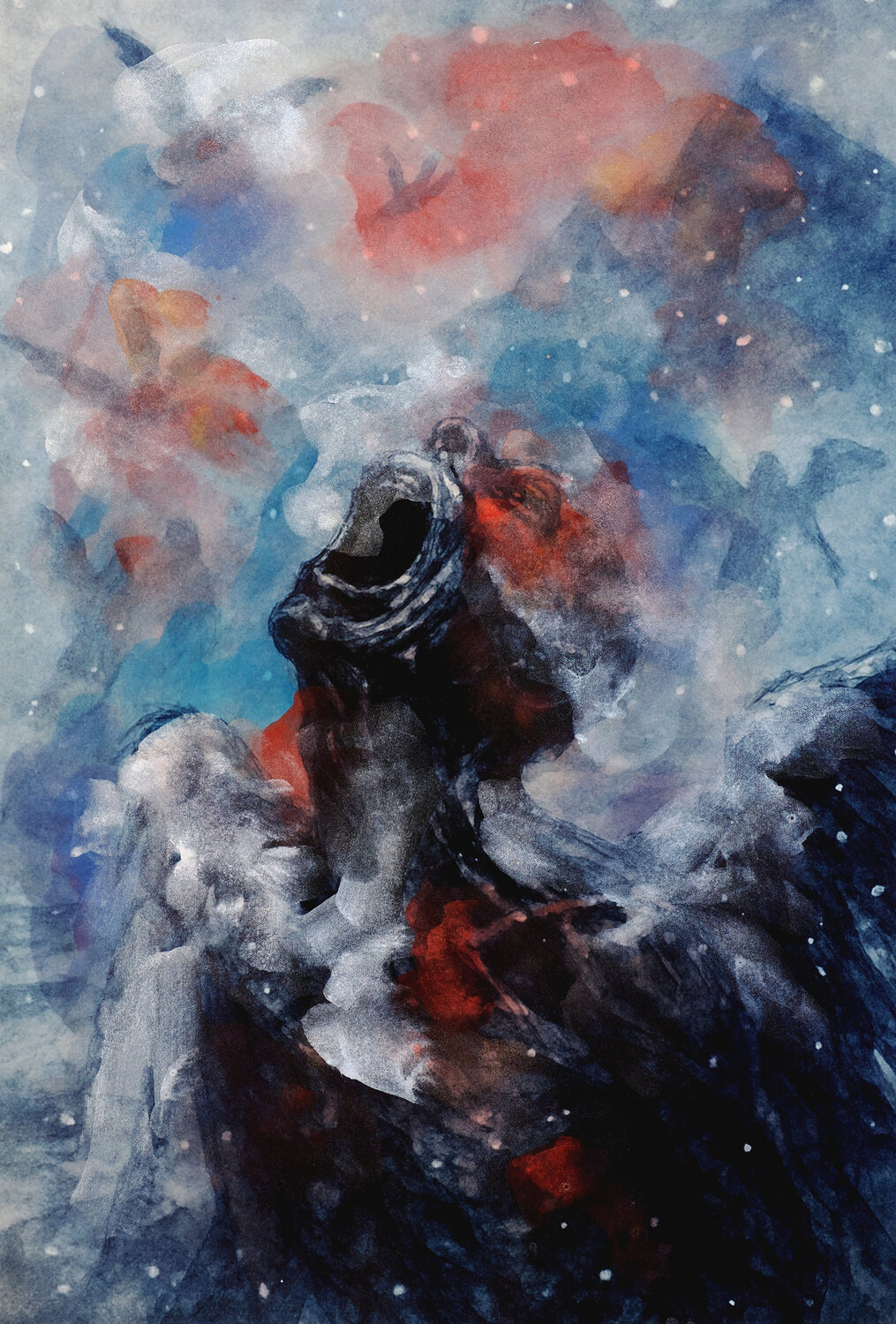 Cartografías del descenso No.1 Ian Mont Werk auf Papier zu verkaufen
