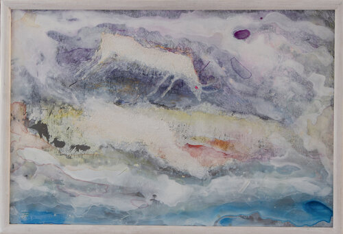 Clouds and cow di Evgenia Panchova, Pittura in vendita su Singulart