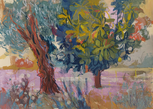 The best friends de Violetta Borigard, Pintura a la venta en Singulart