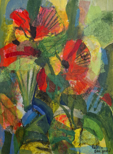 Early Poppies von Violetta Borigard, Malerei kaufen auf Singulart