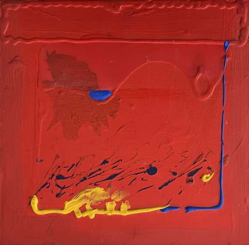 Hésitations blues van Jean-Roch Focant, Schilderij te koop op Singulart