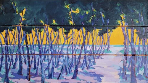 Sables émouvants triptyque di Anton PAUL PATRICK STÜRTZER, Pittura in vendita su Singulart