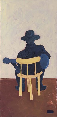 Chaise jaune von Anton PAUL PATRICK STÜRTZER, Malerei kaufen auf Singulart