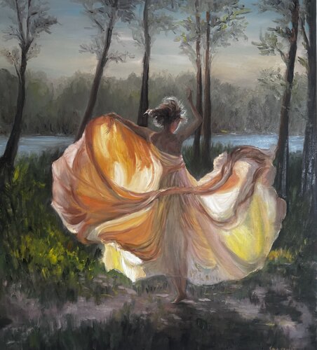 When longing gets wings di Suzana Pirtovšek, Pittura in vendita su Singulart