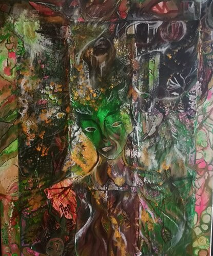 Magie des quatre saisons par Abricodéal ÃŽles, Peinture en vente sur Singulart