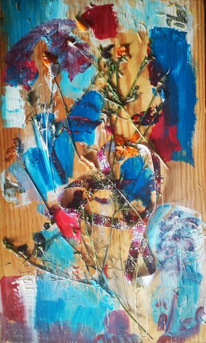 Bouquet sauvage à ruban fleuri par Abricodéal ÃŽles, Peinture en vente sur Singulart