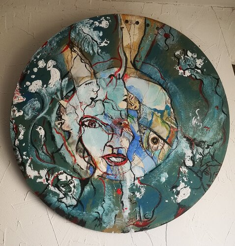 Fascination  Face B. Fleurs de pollution par Abricodéal ÃŽles, Peinture en vente sur Singulart