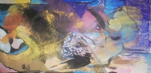 Les loups de Abricodéal ÃŽles, Pintura a la venta en Singulart