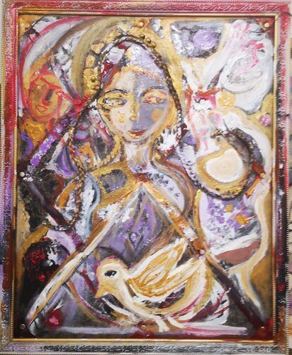 Les épousailles by Abricodéal ÃŽles, Painting for Sale on Singulart