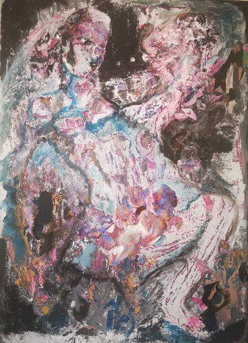 Et la mariée était en fleurs di Abricodéal ÃŽles, Pittura in vendita su Singulart