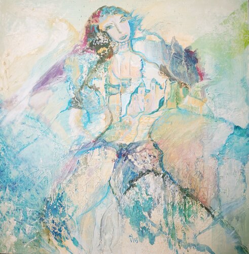 La femme qui danse by Abricodéal ÃŽles, Painting for Sale on Singulart