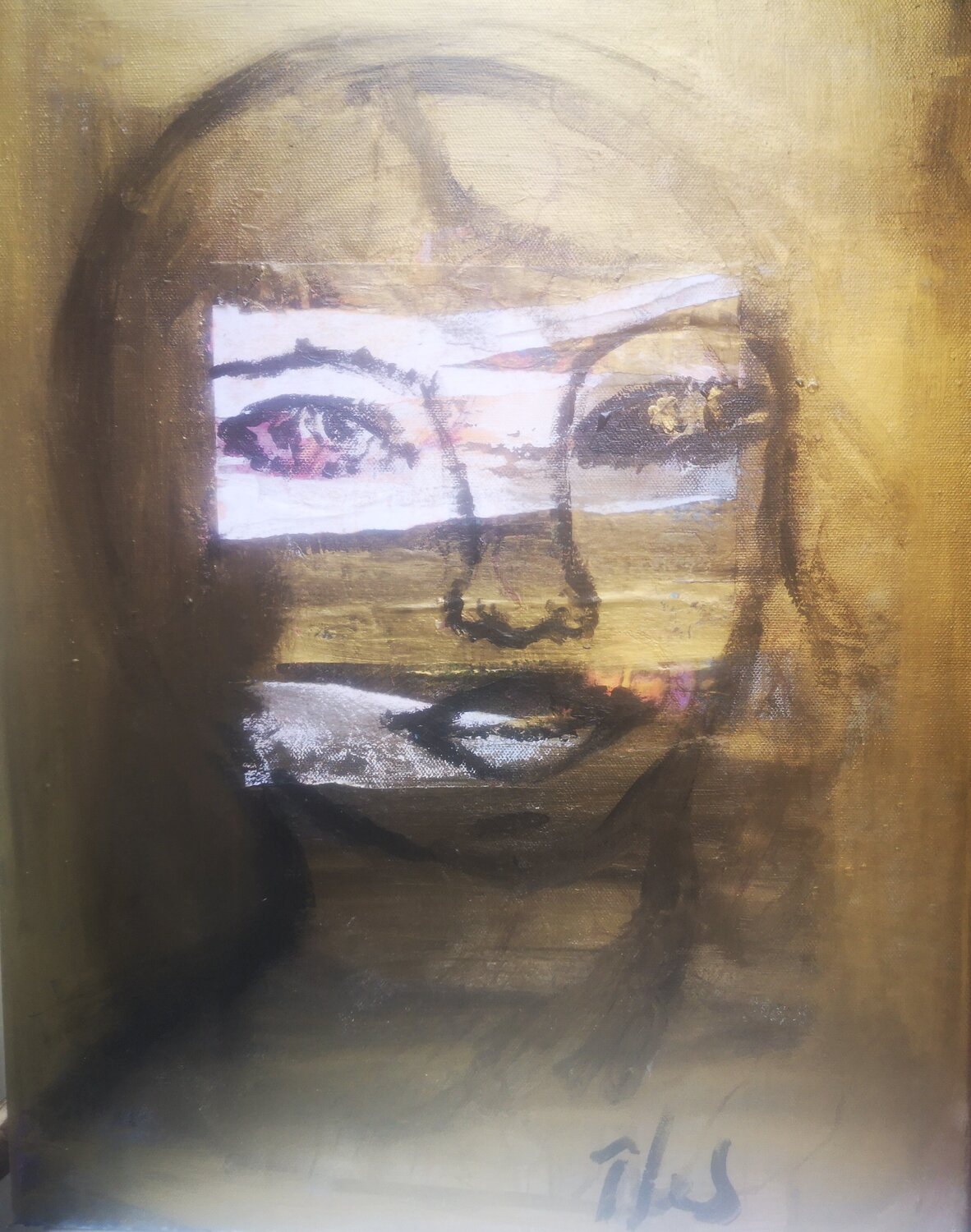 Frisson doré Abricodéal ÃŽles Origineel schilderij te koop