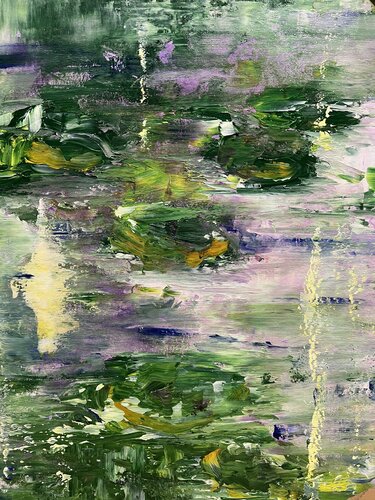 Lake Roses I van Anselm Homey, Schilderij te koop op Singulart