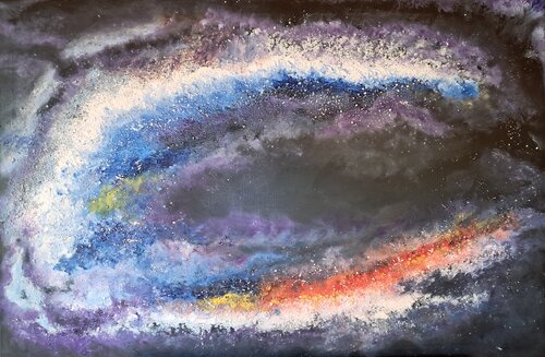 Constellation-3 von Silvia Sas, Malerei kaufen auf Singulart
