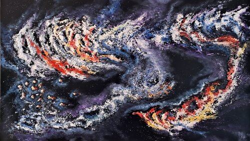 Constellation-4 von Silvia Sas, Malerei kaufen auf Singulart
