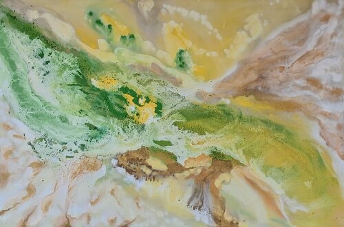 Spring Wheat Field by Silvia Sas, Painting for Sale on Singulart