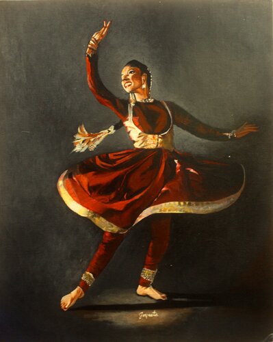 Rhythm Divine de Joyeeta Mukherjee, Pintura a la venta en Singulart