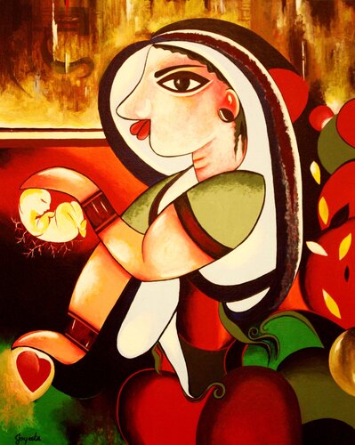 Bless the Body and Soul von Joyeeta Mukherjee, Malerei kaufen auf Singulart