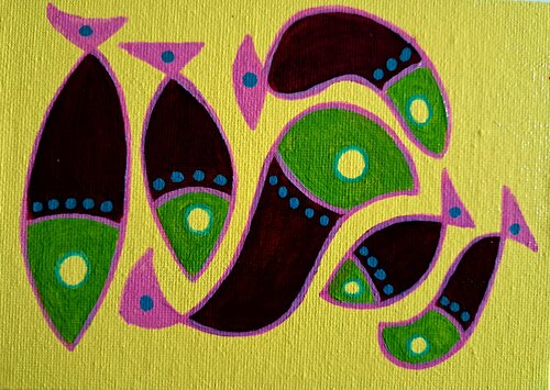 Collective Drift von Joyeeta Mukherjee, Malerei kaufen auf Singulart