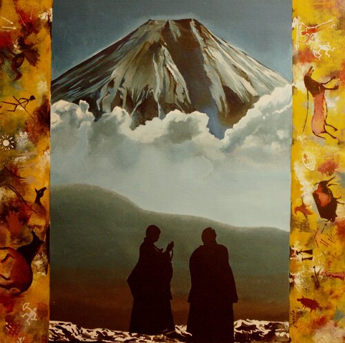 In the Shadow of Time by Joyeeta Mukherjee, Painting for Sale on Singulart