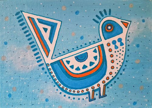 Dreams of Flight von Joyeeta Mukherjee, Malerei kaufen auf Singulart