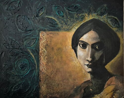 Do Not Look Away Now von Joyeeta Mukherjee, Malerei kaufen auf Singulart