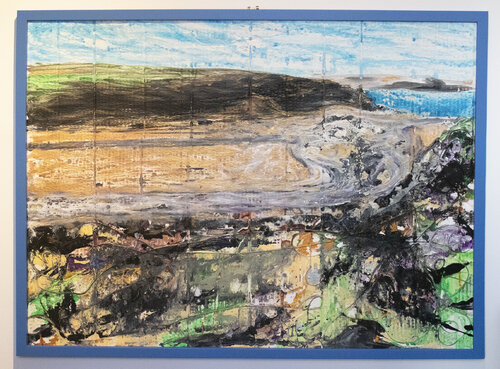 Cliffs and Beaches VI van Adrian Flaherty, Schilderij te koop op Singulart