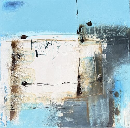 Blue mood II van Beate Bröcker, Schilderij te koop op Singulart