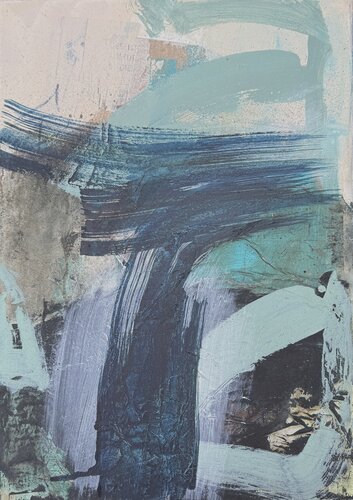 Zwischen Schichten lll von Beate Bröcker, Malerei kaufen auf Singulart