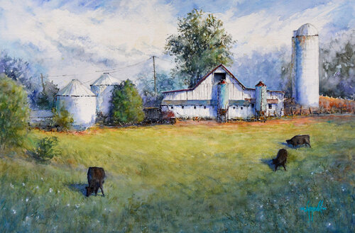 Rustic Tranquility von Judy Mudd, Malerei kaufen auf Singulart