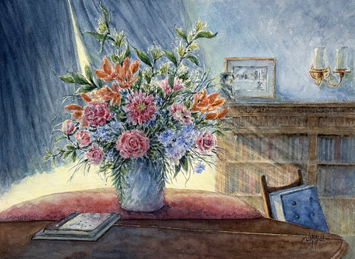 The Piano Room von Judy Mudd, Malerei kaufen auf Singulart