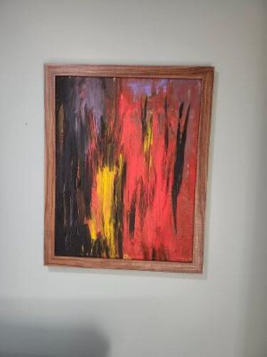 Camp fire von Jamie Oustrich, Malerei kaufen auf Singulart
