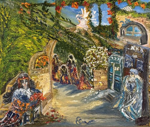 The Convergence of Time di Elana Gor, Pittura in vendita su Singulart