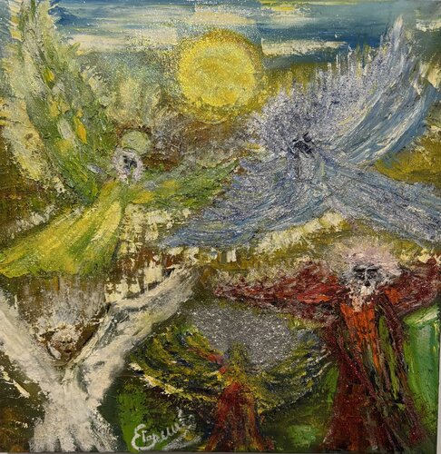 The One Who Walks Forward van Elana Gor, Schilderij te koop op Singulart