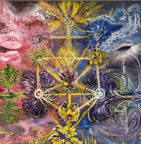 Clockwork of the Universe de Elana Gor, Pintura a la venta en Singulart