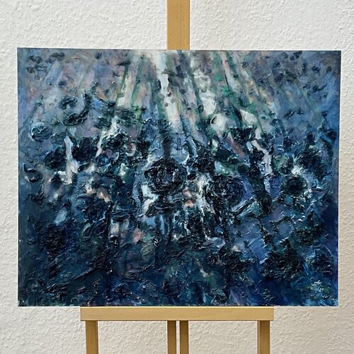 Underwater-Love (oder Unterwasser-Rosen) von Sophia Maeno, Malerei kaufen auf Singulart