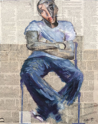 Eye'm Annoyed at You van Sebastien Montel, Schilderij te koop op Singulart