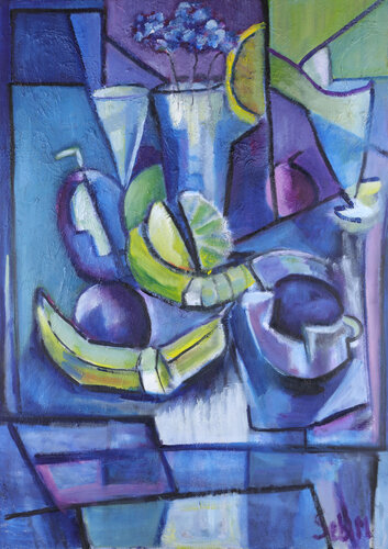 My Kitchen In Winter by Sebastien Montel, Painting for Sale on Singulart