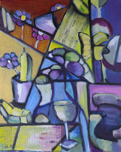 My Kitchen In Spring by Sebastien Montel, Painting for Sale on Singulart