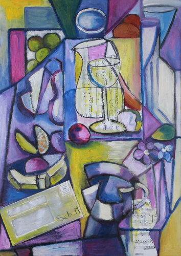 My Kitchen In Summer by Sebastien Montel, Painting for Sale on Singulart