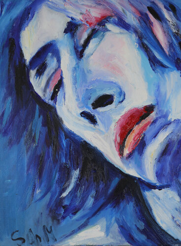 Blue Dream van Sebastien Montel, Schilderij te koop op Singulart