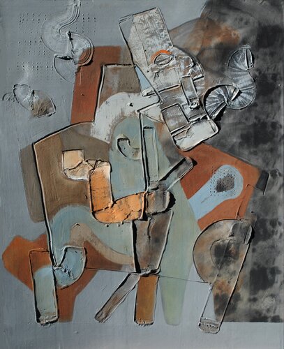 Fumando hacia a la noche  (Smoking into the night) de Gerardo Apud, Otros medios a la venta en Singulart