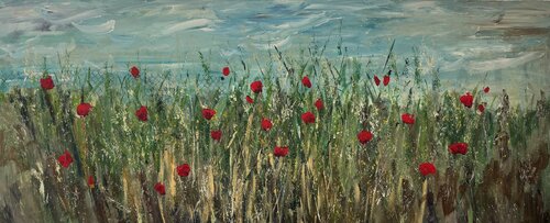 Beyond the Fence di Reem Mouasher, Pittura in vendita su Singulart