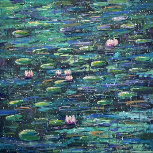 She Listens Like Spring and Talks Like June di Reem Mouasher, Pittura in vendita su Singulart