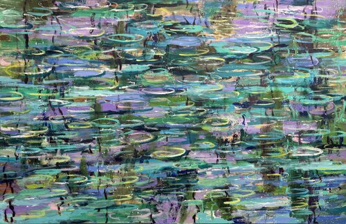 Tracing Her Way Through the Constellation di Reem Mouasher, Pittura in vendita su Singulart