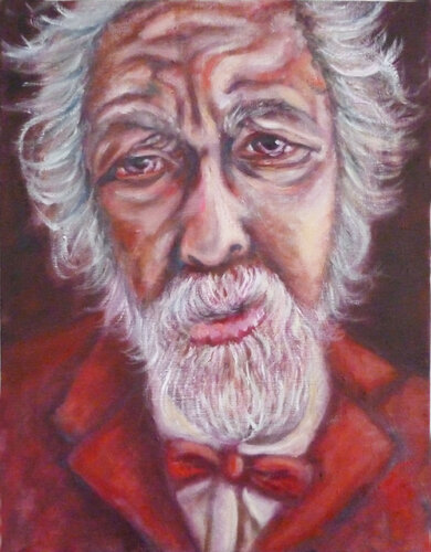 Red suit di Tenmi Hanagi, Pittura in vendita su Singulart