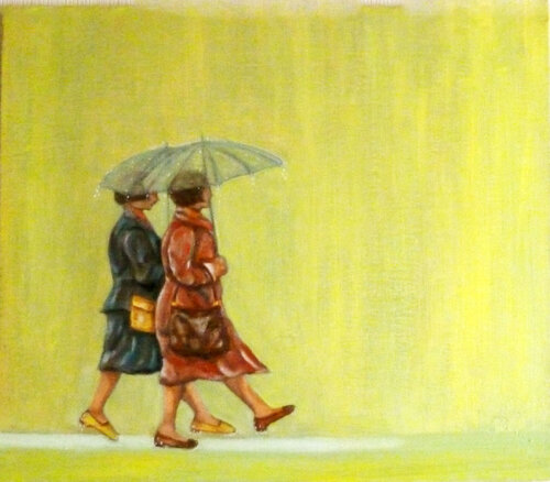 Rainy day di Tenmi Hanagi, Pittura in vendita su Singulart